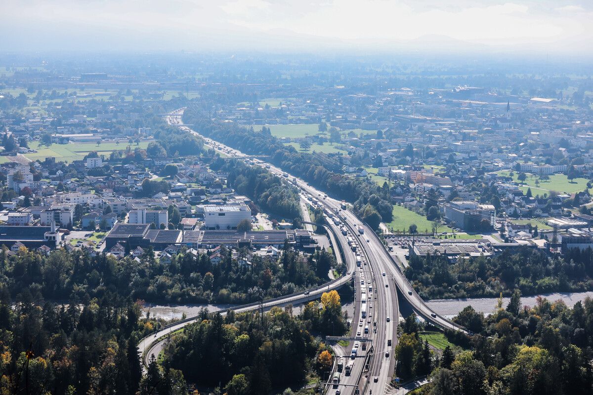 Dornbirn und Pfändertunnel mit höchster A-14-Frequenz.⇒ Stiplovsek