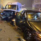 Frontalcrash in Lustenau: Drei Verletzte