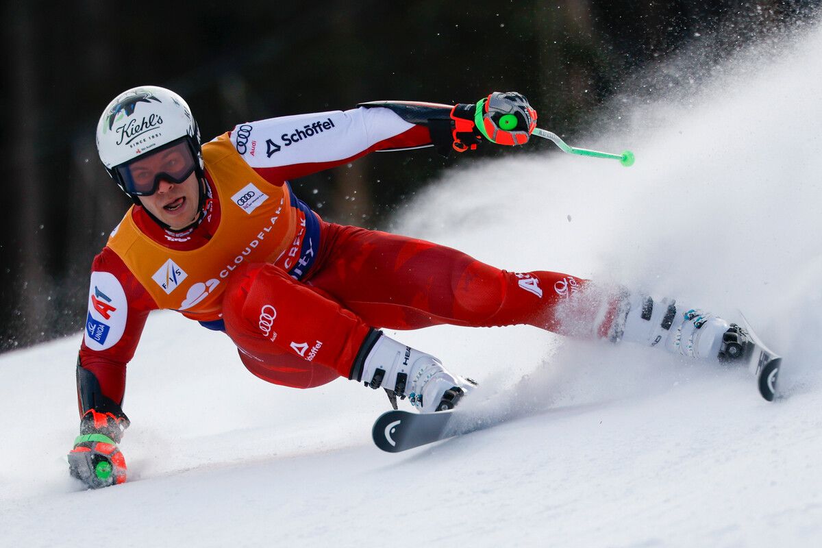 Einen Top-Ten-Platz eroberte Lukas Feurstein in Beaver Creek als Zehnter.⇒gepa