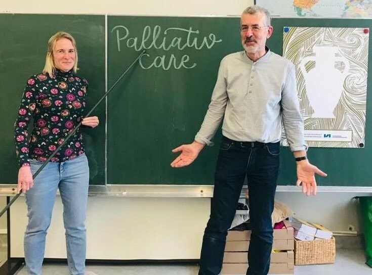 Eines der größten Projekte der vergangenen Jahre ist „Palliative Care goes School“, das in das fünfte Jahr geht.⇒Verein