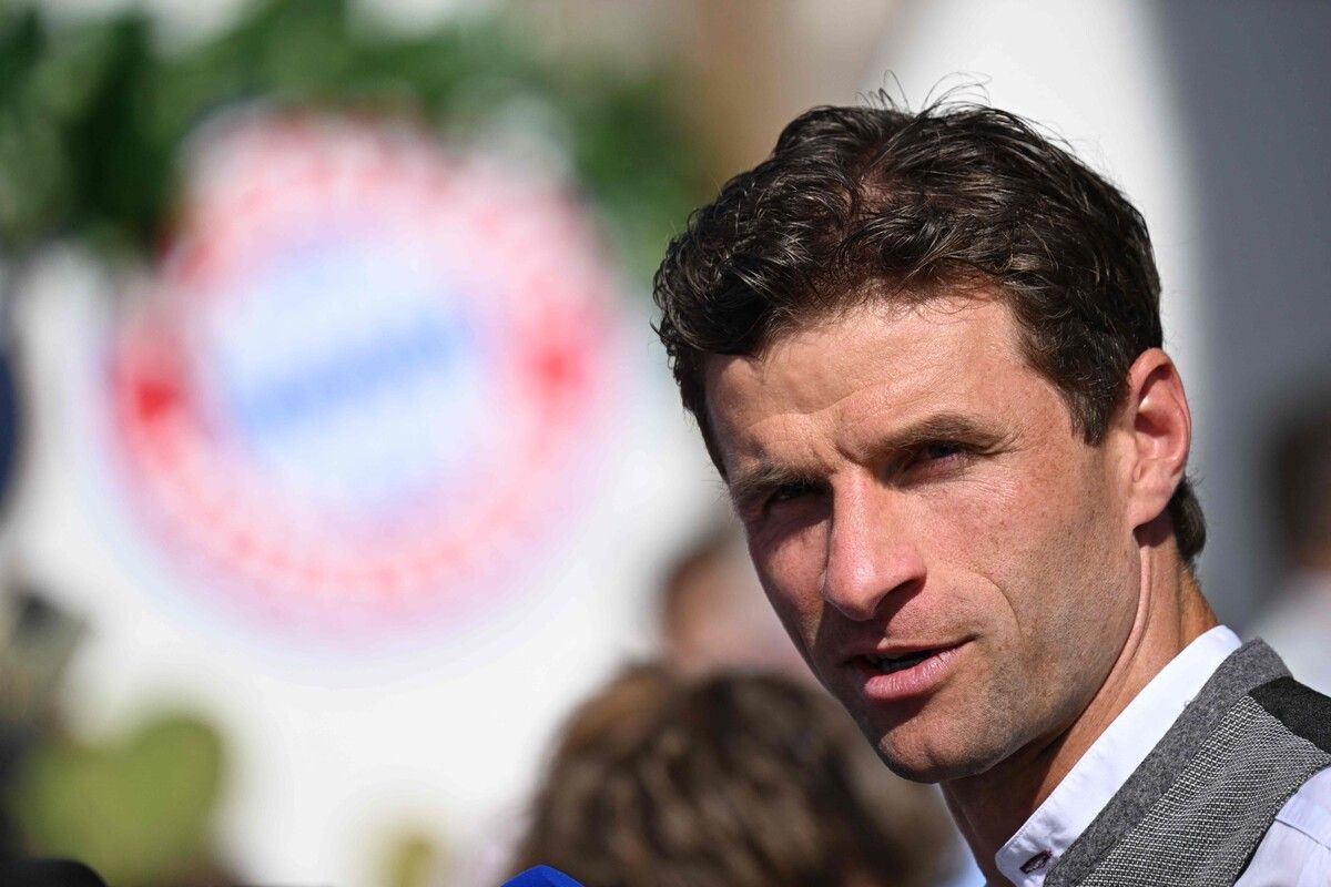 Müller auf Heimaturlaub