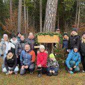 Weihnachtswald in Thüringen