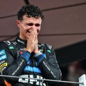F1-Weltmeister Lando Norris zeigt seine Emotionen. »C3