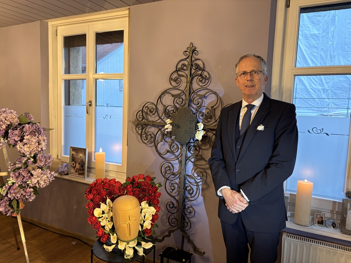Bestatter Thomas Willam hat neues Umfeld für Abschiednahme geschaffen. »A6