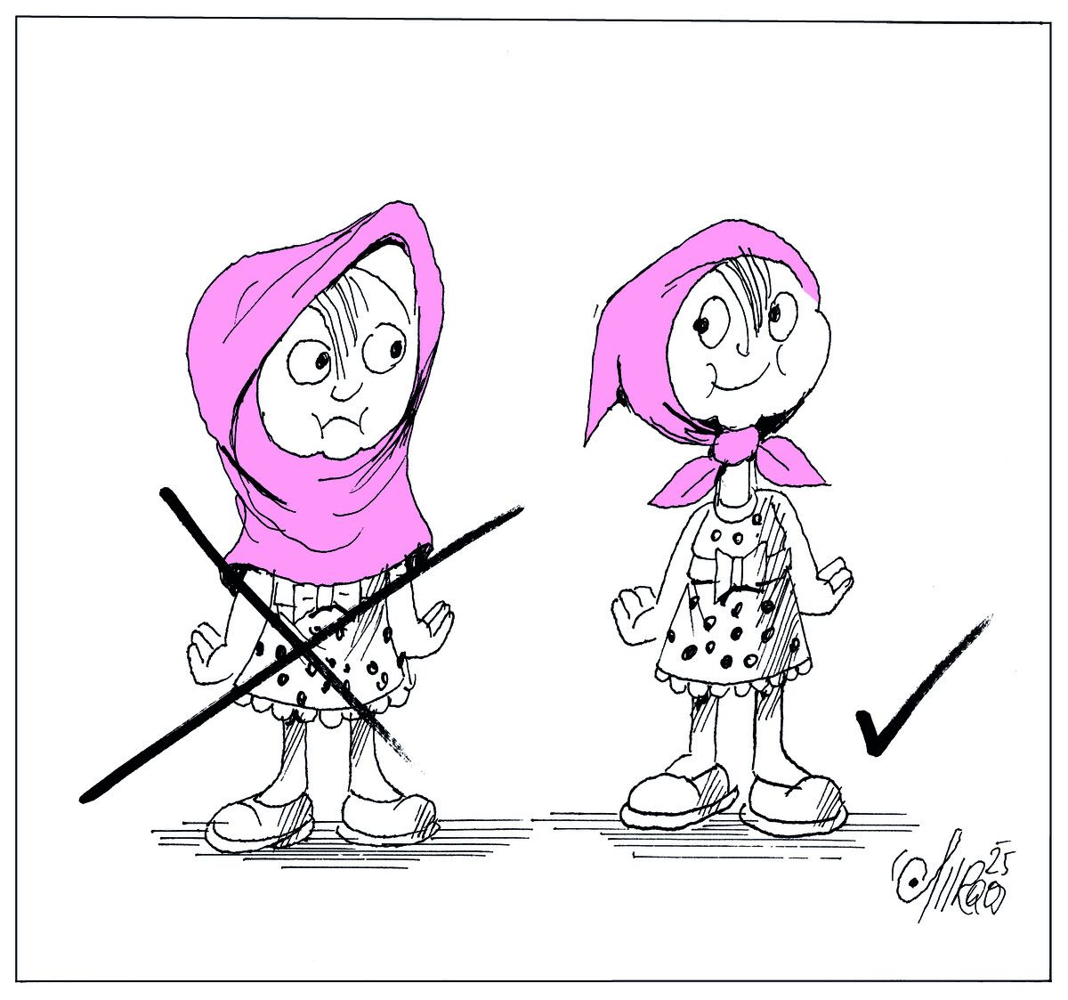 Kopftuchverbot-Umgehung!