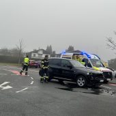 Kollision auf Kreuzung