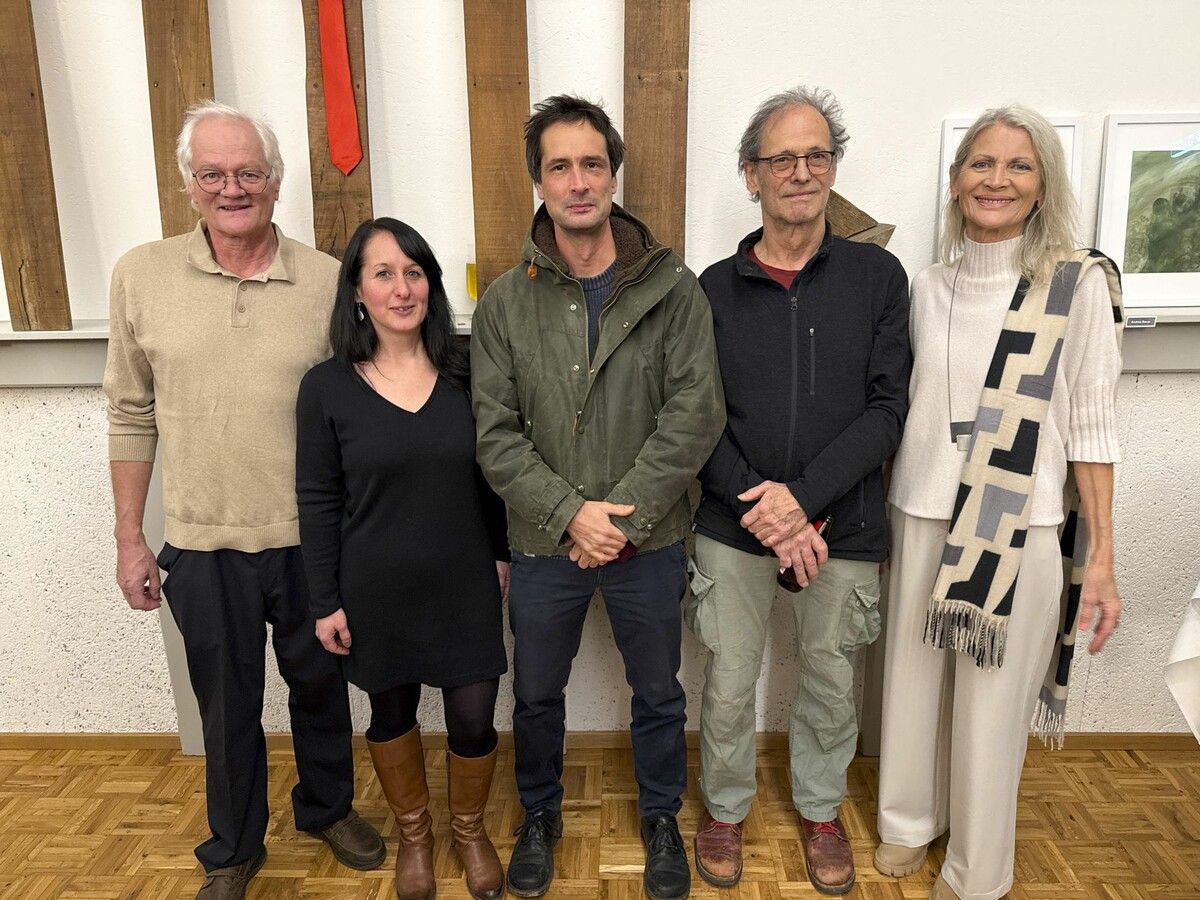 Gerhard Rasser, Andrea Bauer, Thomas Hämmerle, Hugo Schneider sowie Rita Blum-Schenkenbach luden gemeinsam zu einer einzigartigen Ausstellung.⇒Franc