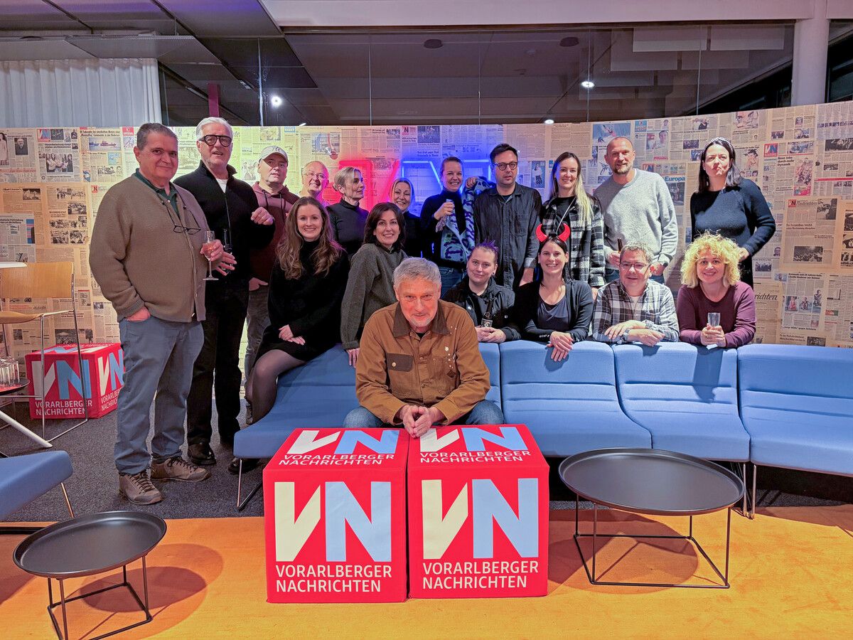 Hans Günter Pellert prägte 34 Jahre lang das Erscheinungsbild der Vorarlberger Nachrichten. ⇒VN