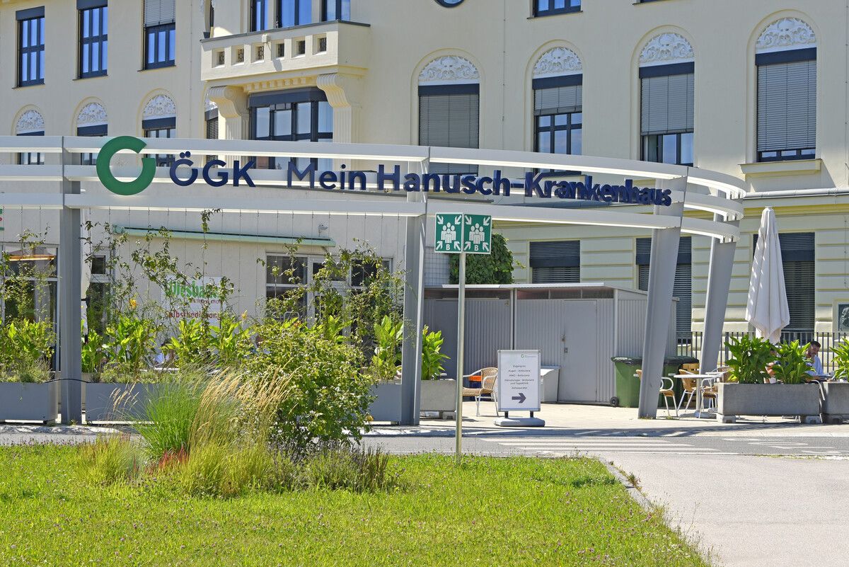 Im Hanusch-Krankenhaus in Wien-Penzing attackierte eine Frau einen Arzt und Krankenhausmitarbeiterinnen mit ätzender Säure.⇒Apa/Gredler-Oxenbauer