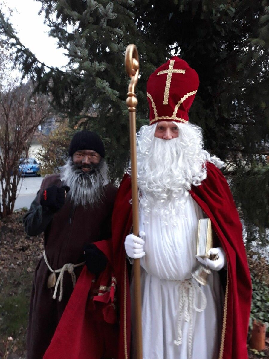 Immer an seiner Seite: Knecht Ruprecht.⇒privat