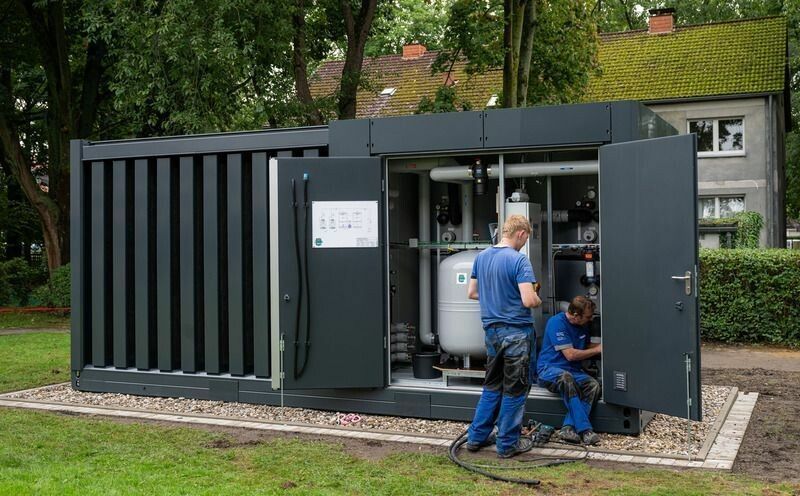 Installation, Planung und Koordination des EnerCube können in nur rd. 100 Stunden realisiert werden. ⇒FA/Vonovia