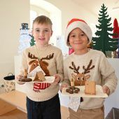 Weihnachtsbasteln in der Volksschule