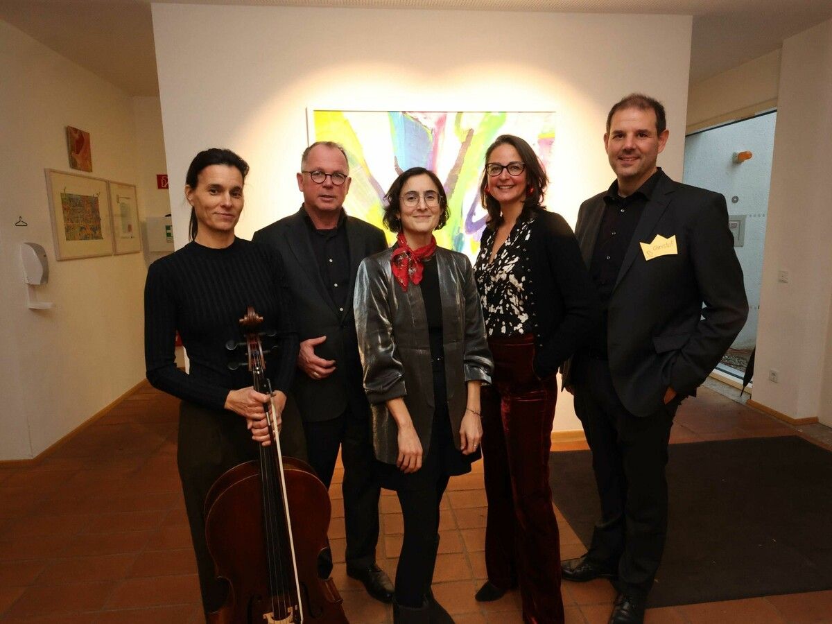 Judith Susanna, Andreas Batlogg (SJ), Solmaz Khorsand, Magdalena Modler-El Abdaoui und Christof Abbrederis.⇒Arno Meusburger