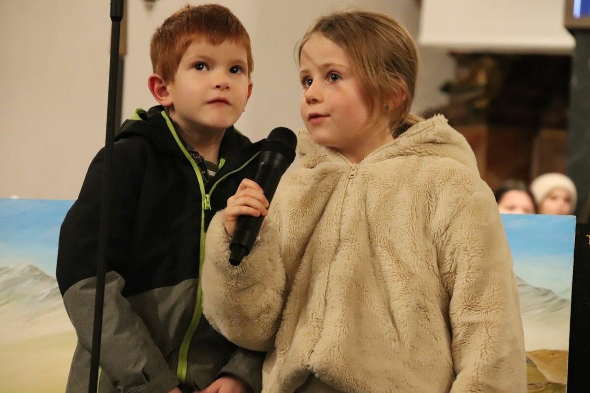 Konrad und Ida bewiesen Gesangstalent.