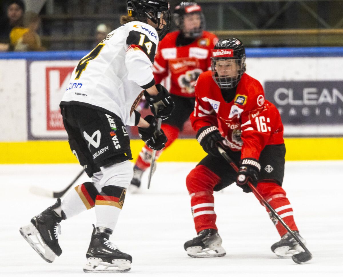 Leonie Kutzer musste mit dem Österreichischen Nationalteam bei ihrem Heimspiel in der Dornbirner Messehalle eine 0:2-Niederlage gegen Deutschland hinnehmen.⇒gepa