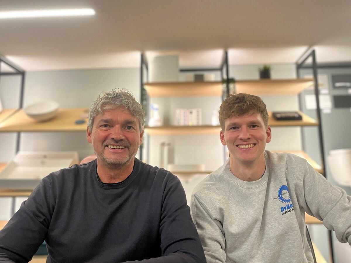 Markus (l.) und Fabio Brändle vereinen Fachwissen, Engagement und Teamgeist.⇒Brändle