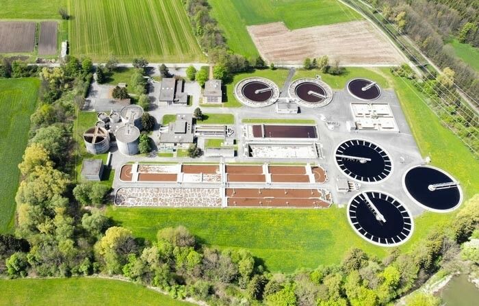 Meiningen ist die größte Kläranlage des Landes. ⇒ARA