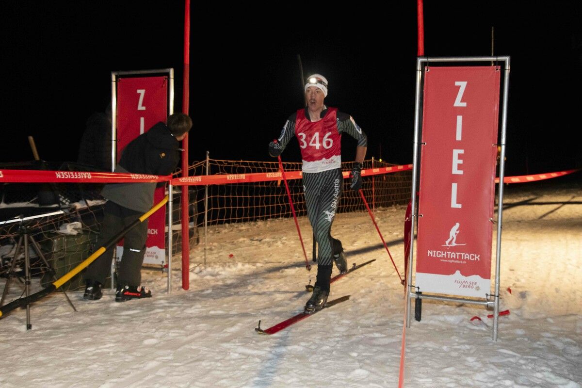 Nach einer langen Leidenszeit meldete sich Skibergsteiger Daniel Ganahl mit einem zweiten Rang beim NightAttack am Flumserberg zurück.⇒Privat
