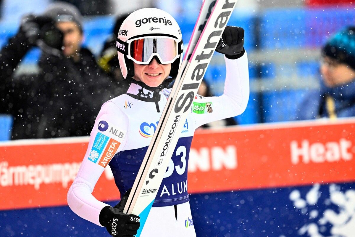 Nika Prevc, Schwester von Domen, ist Titel-verteidigerin bei der Two-Nights-Tour.⇒gepa