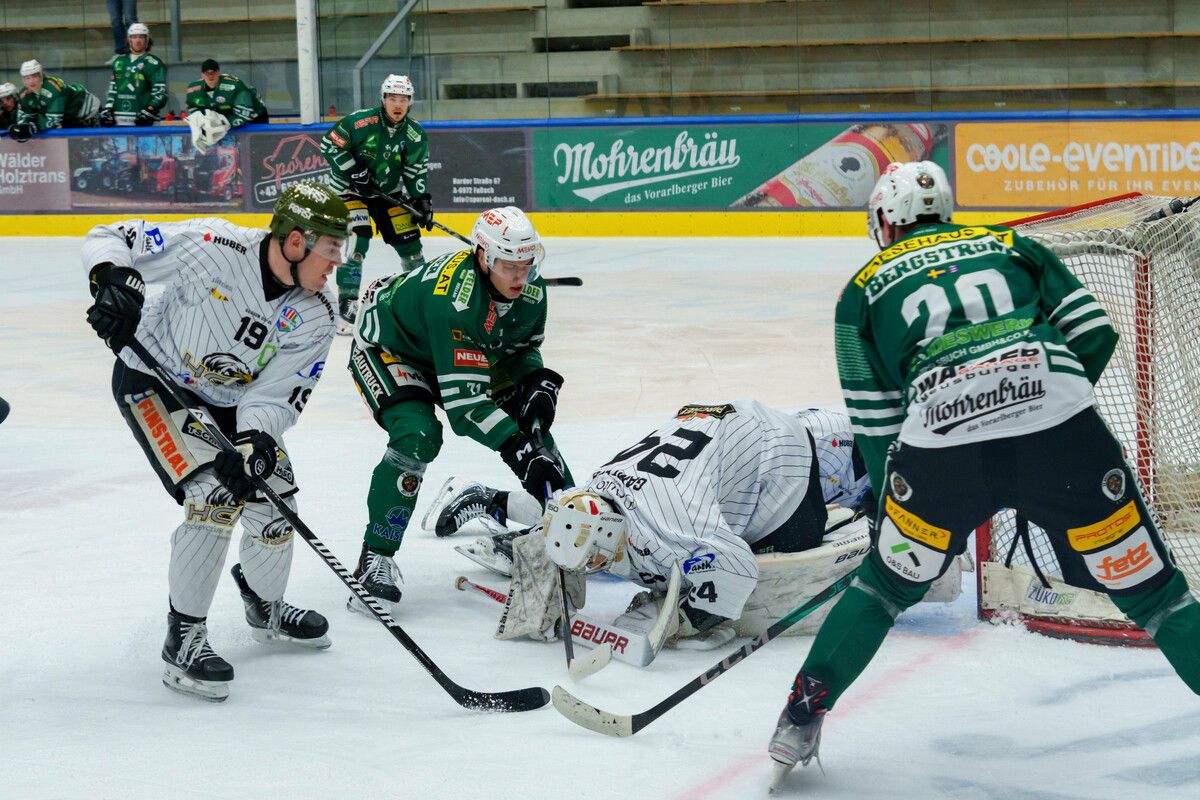 Niko Kramer erzielte den fünften Treffer des EC Bregenzerwald.⇒VN-Stiplovsek