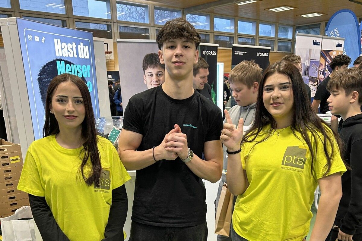 Rund 700 Jugendliche nutzten die Gelegenheit, sich über regionale Ausbildungschancen zu informieren. ⇒Laurence Feider