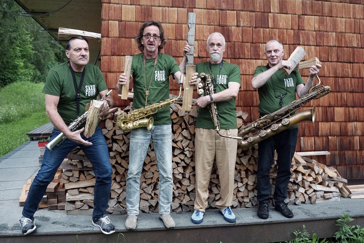 Saxofour geben heute in der Remise Bludenz ein Konzert. ⇒Markus Lackinger