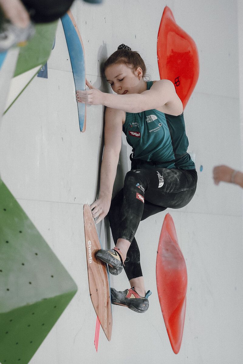 Sportkletter-Ass Lea Kempf ist seit Sommer 2024 Heeressportlerin. ⇒KVÖ