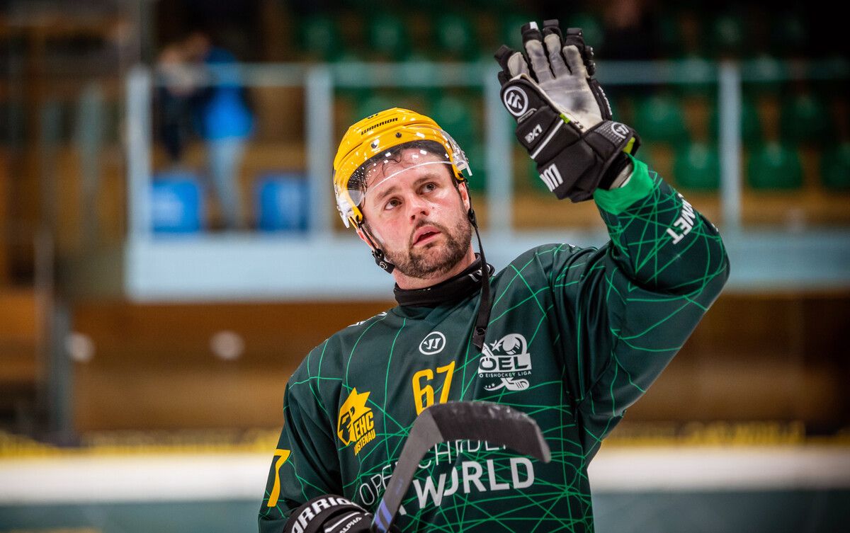 Thomas Auer gibt gegen die Bulldogs Dornbirn sein Abschiedsspiel in der ÖEL. ⇒FLORIAN FUSSENEGGER