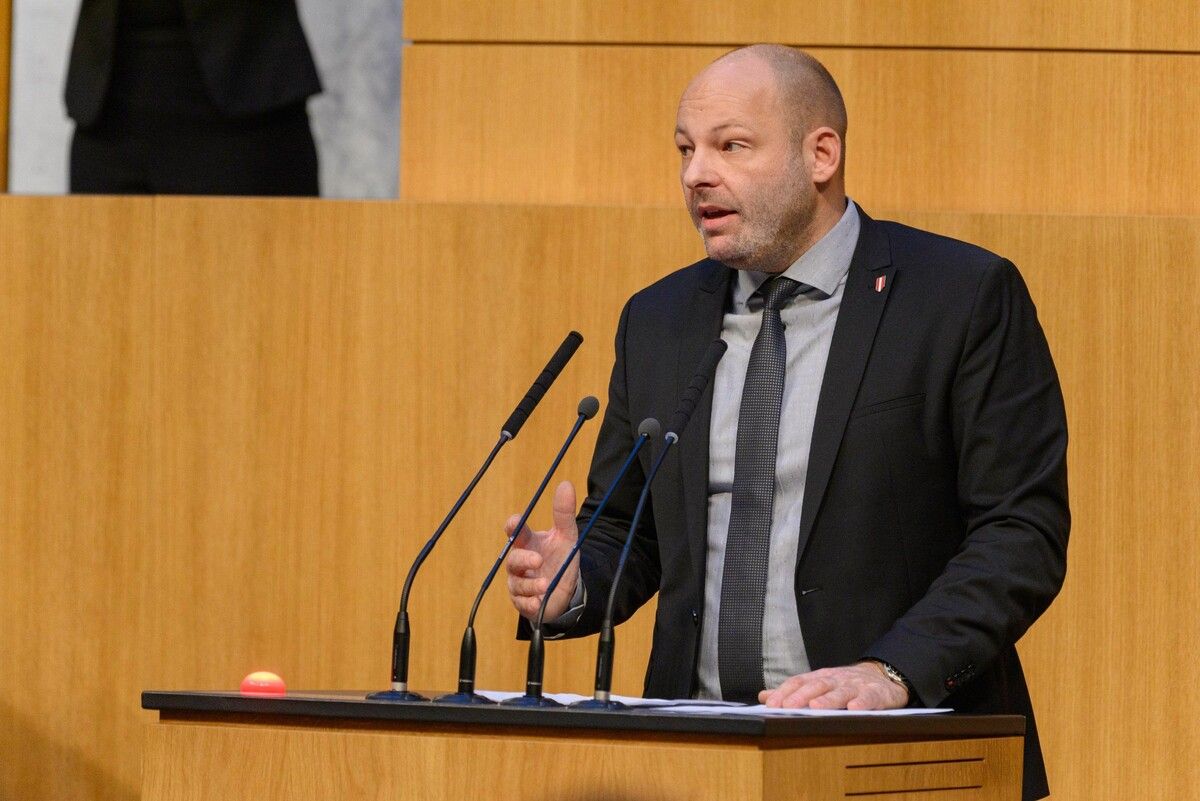 Thomas Spalt ist für die FPÖ seit 2022 im Nationalrat. ⇒PD/Dempsey