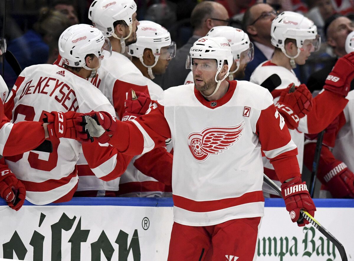 Thomas Vanek beendete 2019 seine Karriere bei den Detroit Red Wings.⇒APA