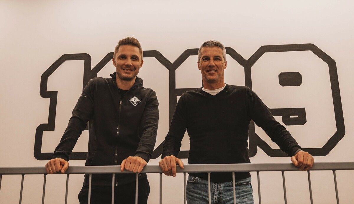 Übernehmen das Kommando bei der Altacher Damenmannschaft: Philipp Netzer als Sportchef, Bernhard Summer als Cheftrainer.⇒SCRA