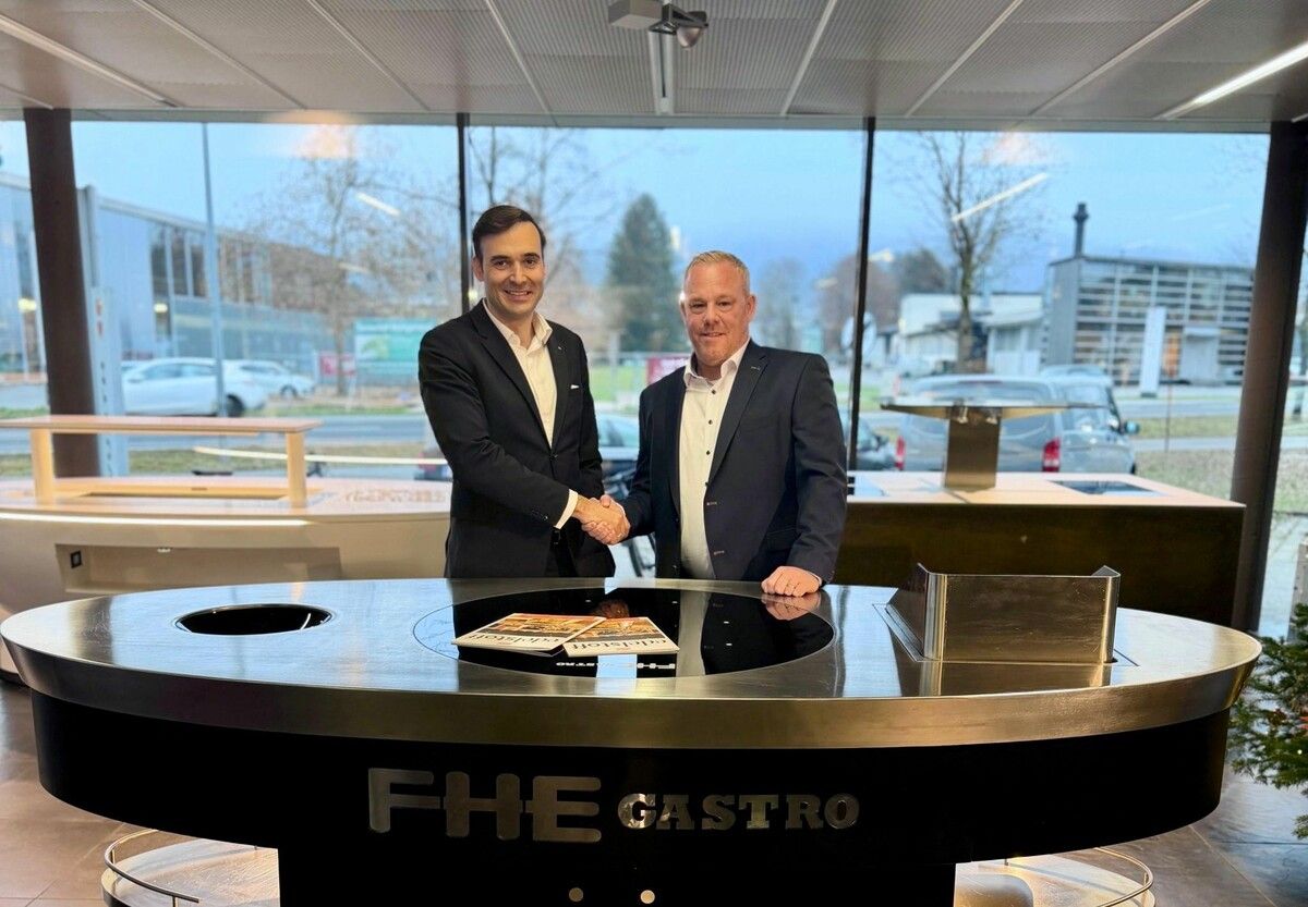 Zusammenschluss mit ProCulinar: An der Spitze der neuen Gesellschaft stehen Marco Trupp (l.) und Sven Maas. ⇒FHE Gastro