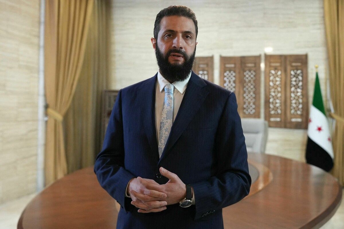 Ahmed al-Sharaa ist Übergangspräsident Syriens seit dem Sturz Assads.⇒AFP