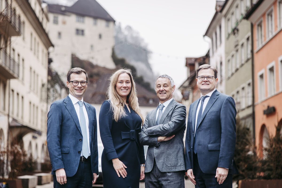 Andreas Huber, Martina Gisinger, Daniel Malin (seit 1.1.2026 im Ruhestand), sowie Johannes Egel. ⇒Notariat am Dom/Sams