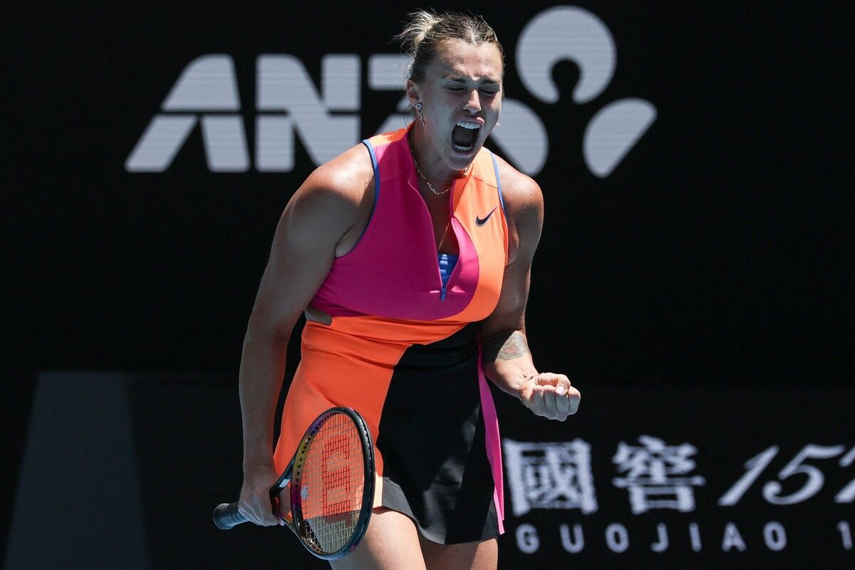 Aryna Sabalenka steht souverän unter den besten 16 der Australian Open.⇒apa