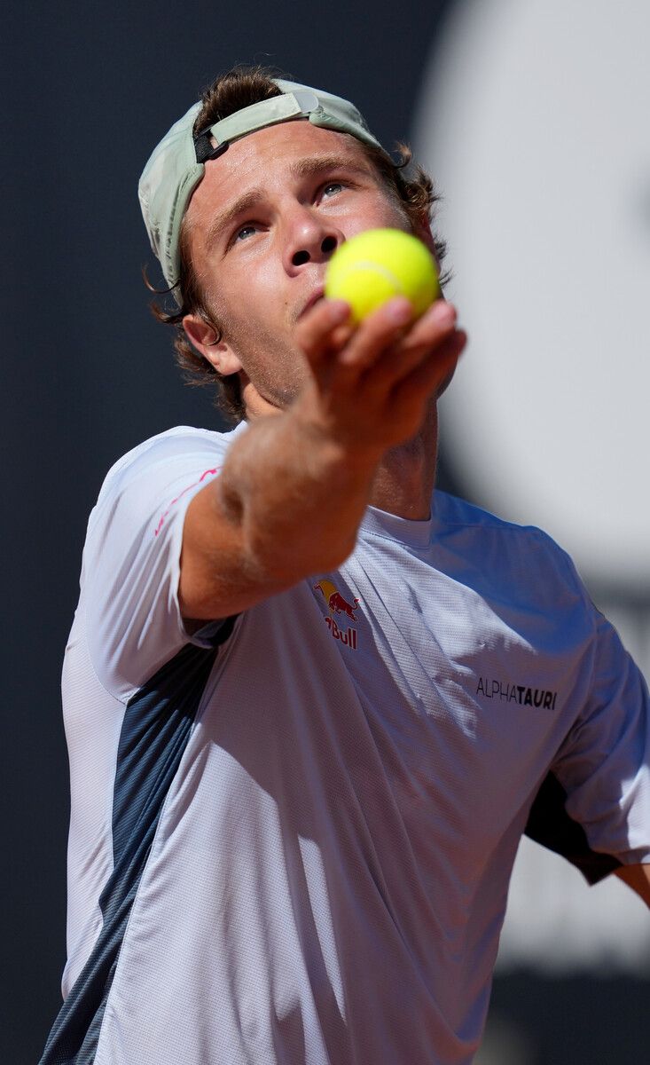 Bei seiner ersten Turnierteilnahme 2026 steht Joel Schwärzler im Doppelfinale.⇒GEPA