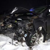 Auf die Gegenfahrbahn geraten