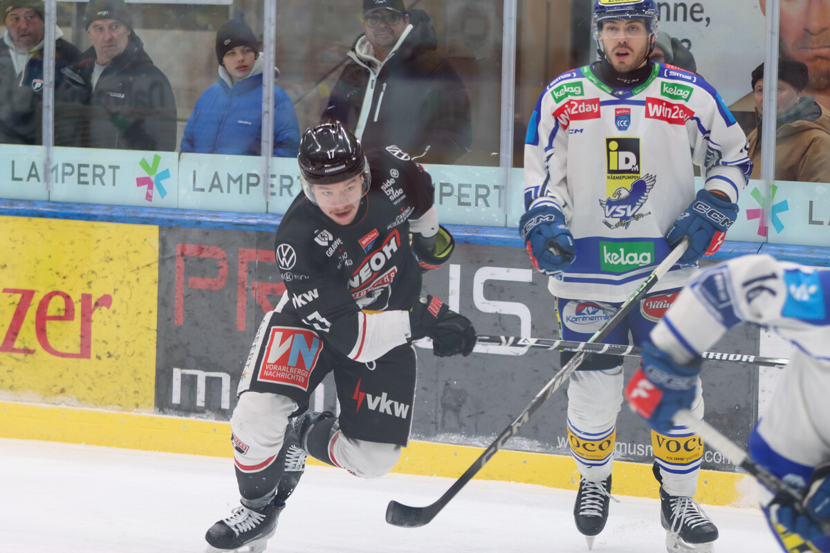 Collin Adams glänzte bei den Pioneers mit zwei Treffern gegen Villach. ⇒PIV/Dorner
