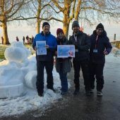 Schneekunst unter ­Zeitdruck