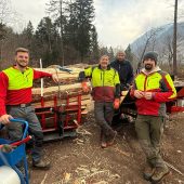 Regionales Brennholz aus Bludenzer Wäldern