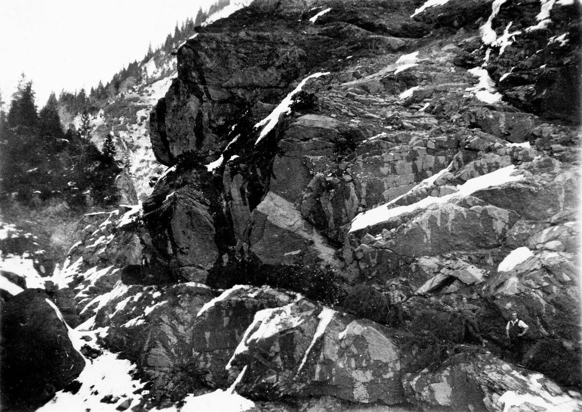 Das Wildheuen war auch im Klostertal präsent. ⇒Privat