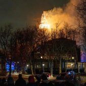 Kirche in Amsterdam durch Brand in Silvesternacht zerstört