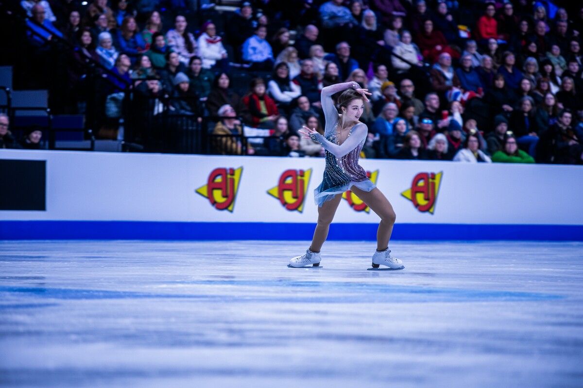 Der dreifache Lutz misslang, dennoch kämpfte sich Olga Mikutina bei der Eiskunstlauf-EM im englischen Sheffield in die Kür.⇒Skateaustria