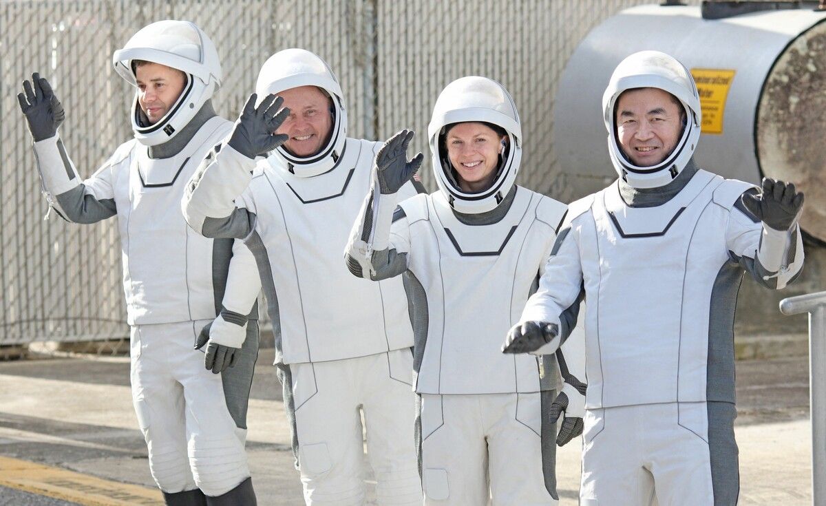 Der Einsatz der vierköpfigen Crew endete nach fünf Monaten.⇒AFP