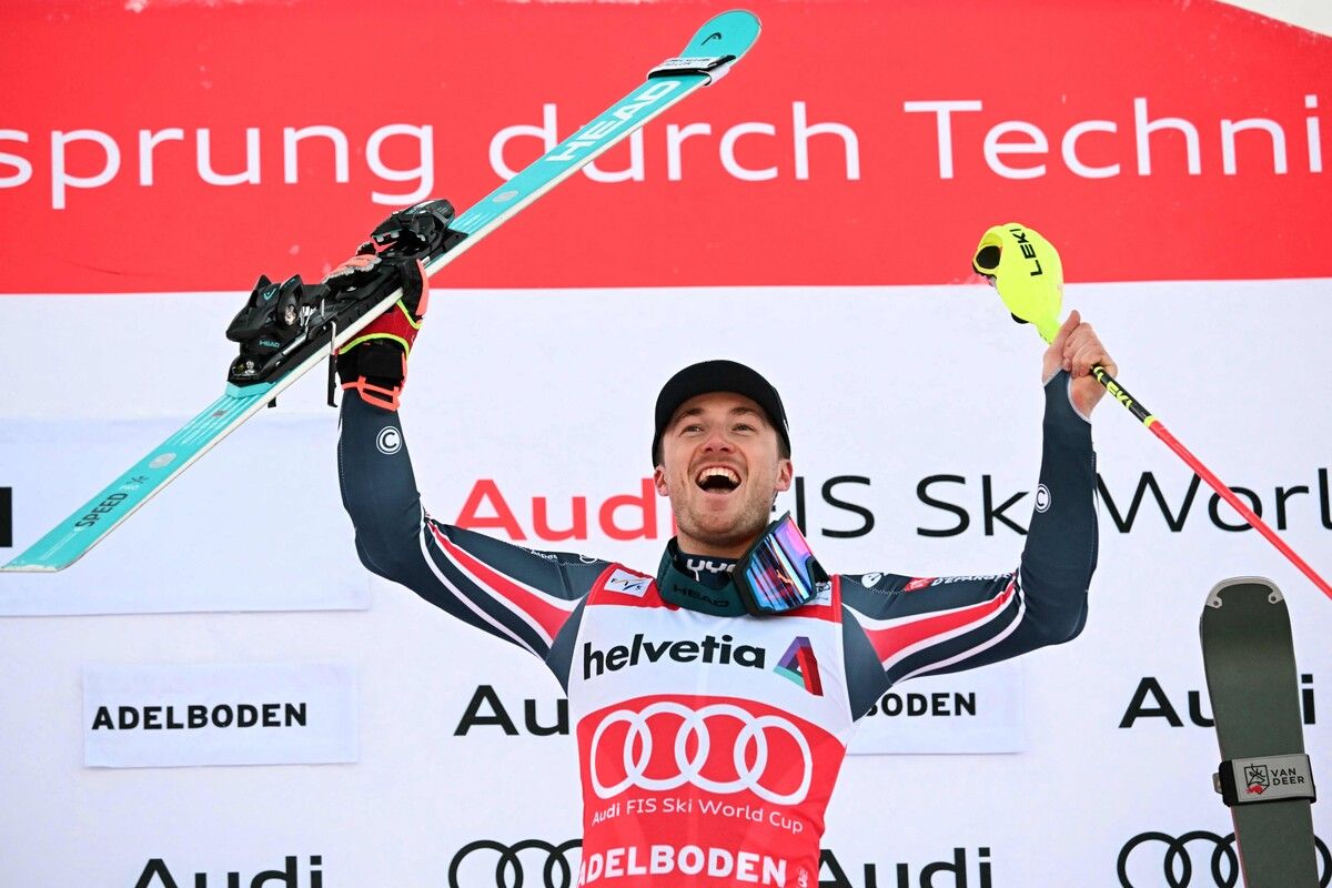 Der Franzose Paco Rassat war der große Sensationssieger beim Slalom von Adelboden.⇒apa