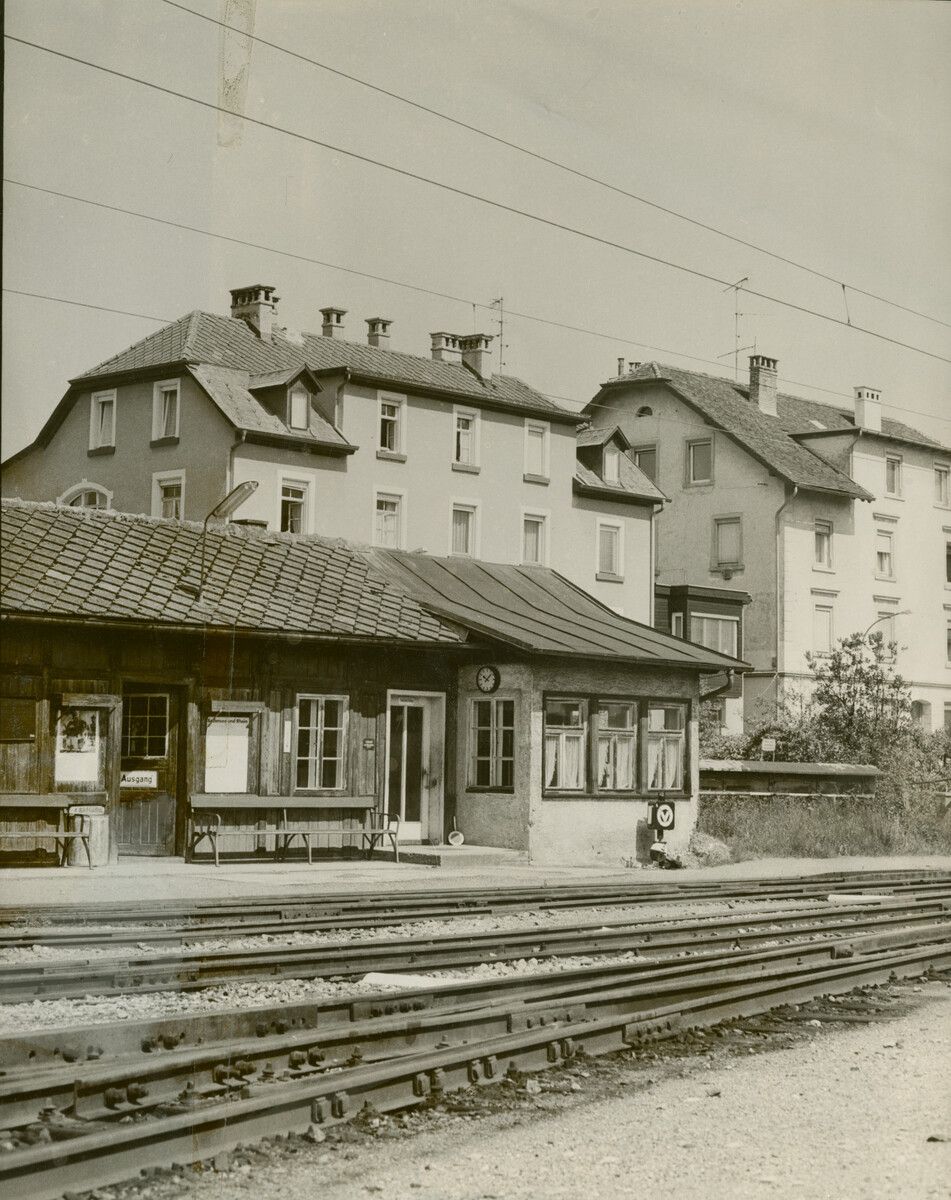 Der frühere Bahnhof Bregenz – Vorkloster.