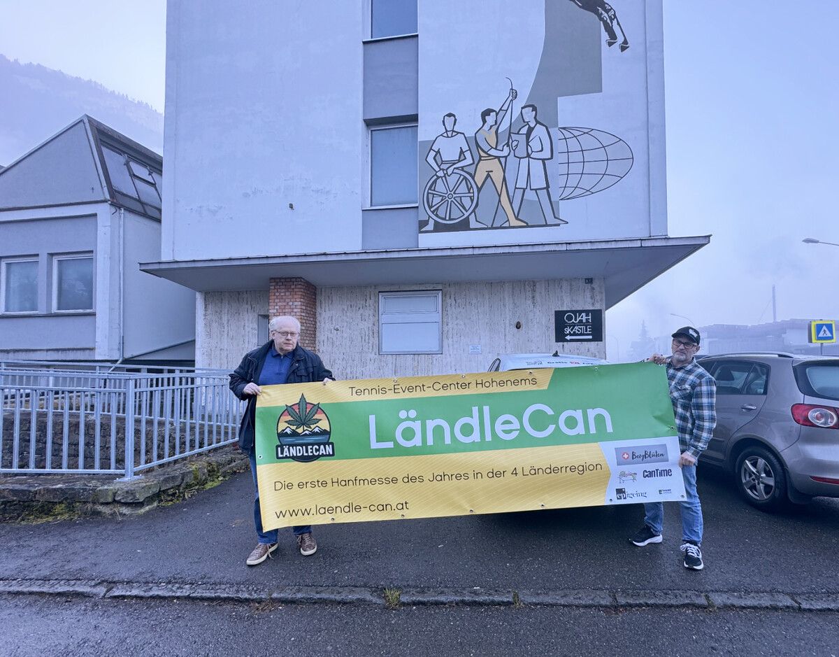 Die beiden Veranstalter sind guter Dinge. ⇒Strobel/VOL.AT