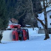 Tankwagen mit Gas ­umgekippt