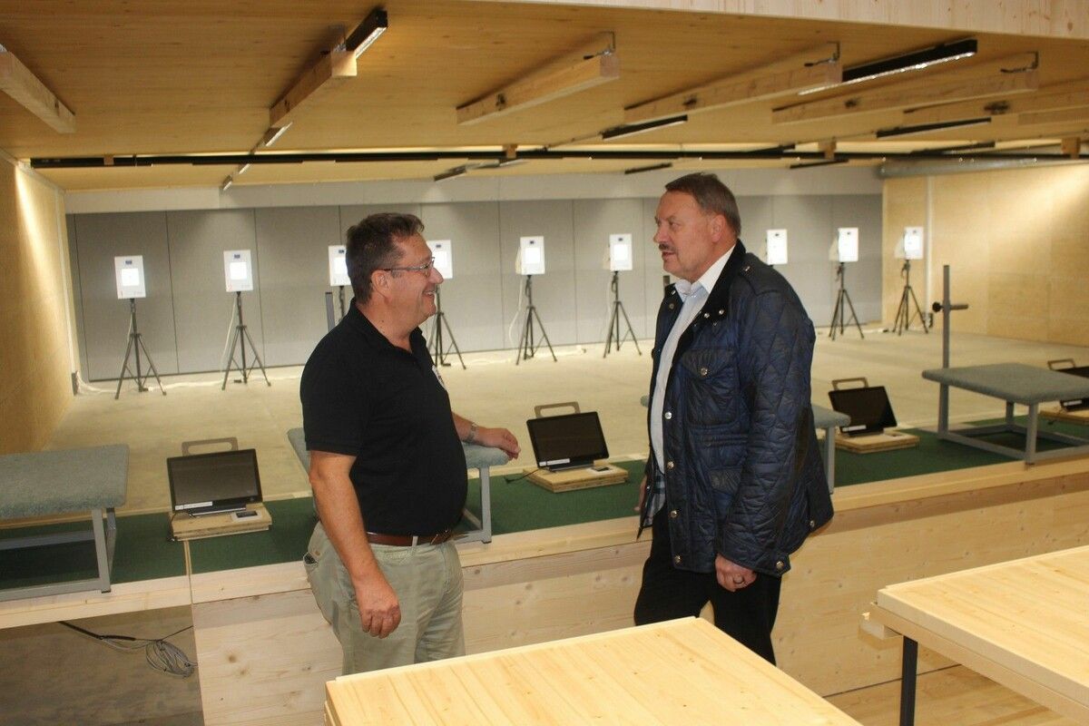 Die modernste Intarso-Anlage für Luftgewehr steht am Sonntag im Mittelpunkt des Interesses.