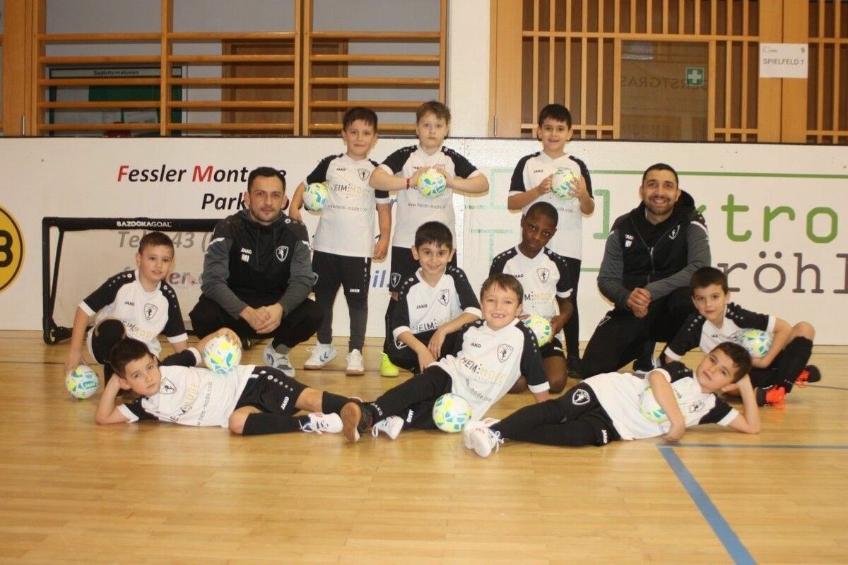 Die U-7-Mannschaft von Rätia Bludenz war in Schlins ein Hingucker.⇒Thomas Knobel